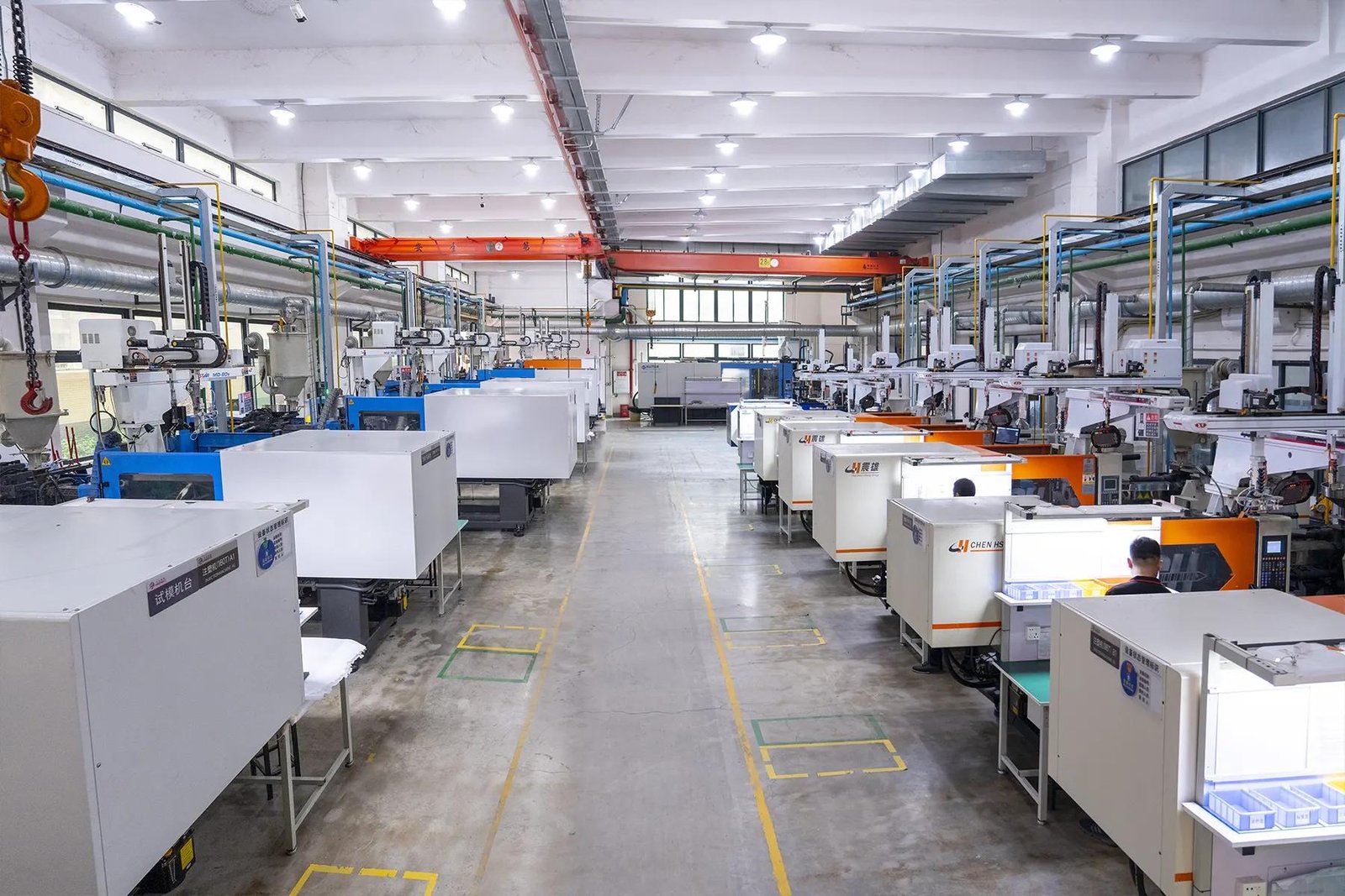 NITAI injection molding workshop for industrial connector production in Dongguan