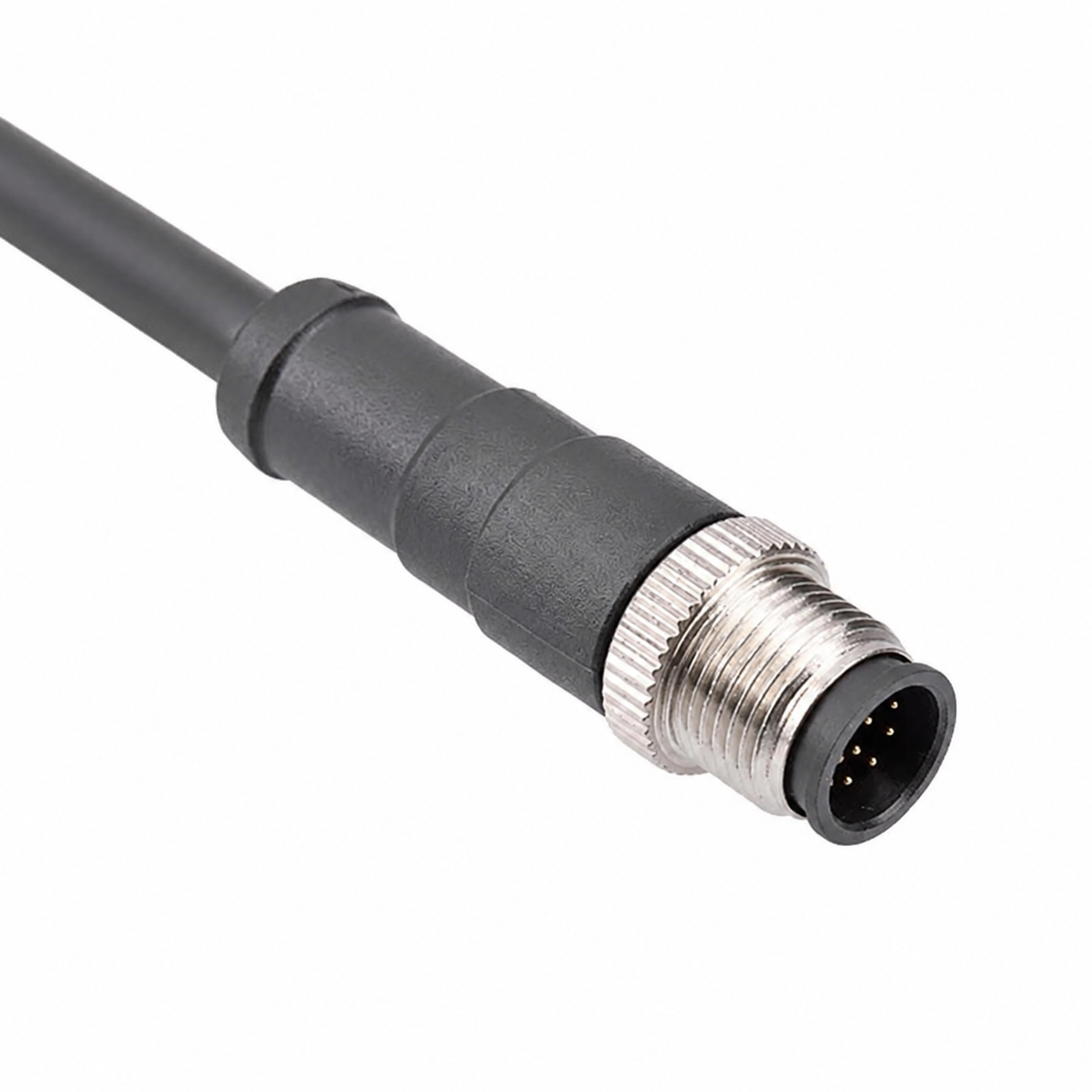 M12 5-pin cable plug connector