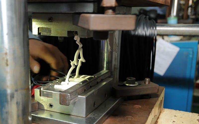 Cable overmolding production line