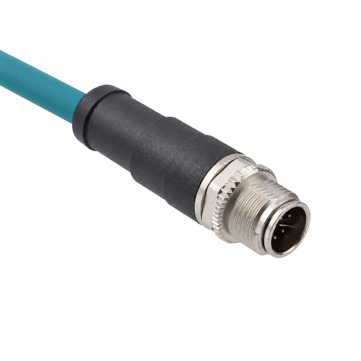 M12 5-pin shielded connector