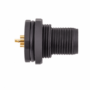 M12 Signal Type Back Mount Male Plastic Socket – Solder M15×1