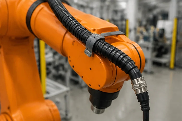 M12 4-Pin Connector in Robotics Wiring