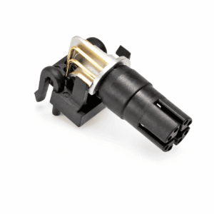 M12 Data Type Right Angle Female Socket – PCB