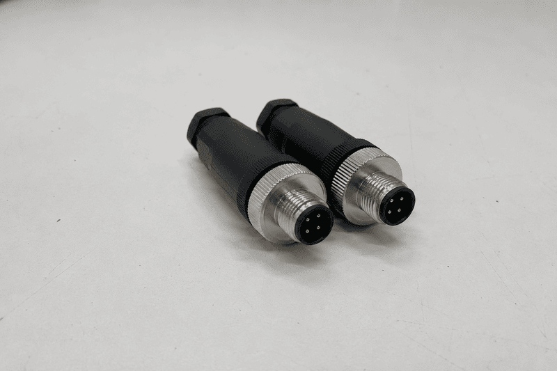 M12 4-pin field-wireable connector