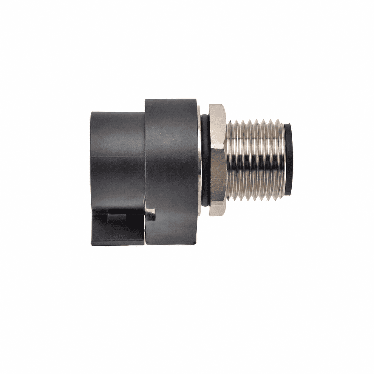 M12 Signal Type Angled Female Back Mount Socket – PCB M12×1 Large Housing
