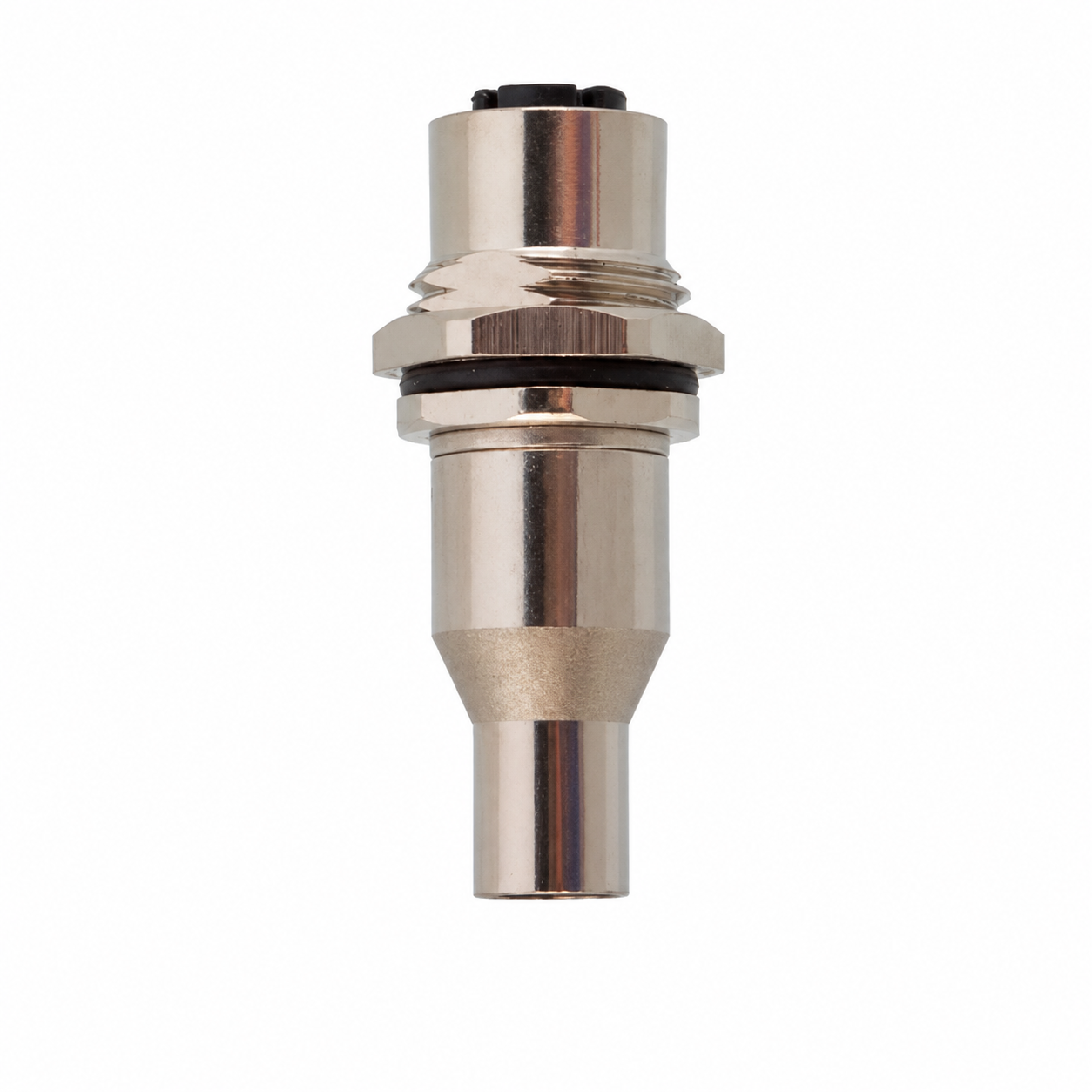 M12 Data Type X-Coded Back Mount Female Metal Shielded Socket – Solder M16×1.5