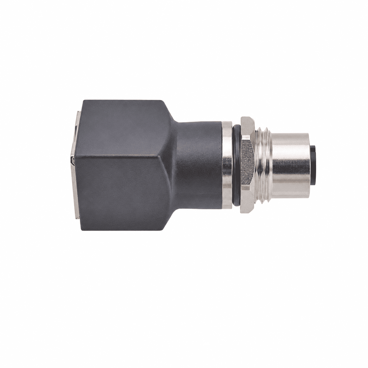 M12 Data Type Straight Female to RJ45 Adapter