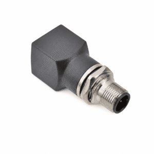 M12 Data Type Straight Male to RJ45 Adapter