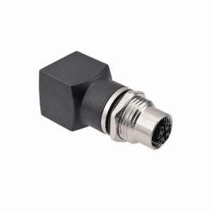 M12 Data Type Straight Female to RJ45 Adapter – 180°