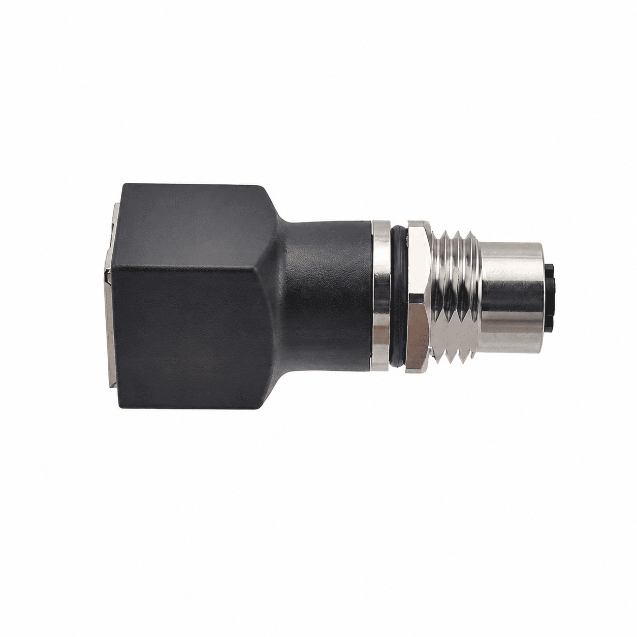 M12 Data Type Straight Female to RJ45 Adapter – 180°