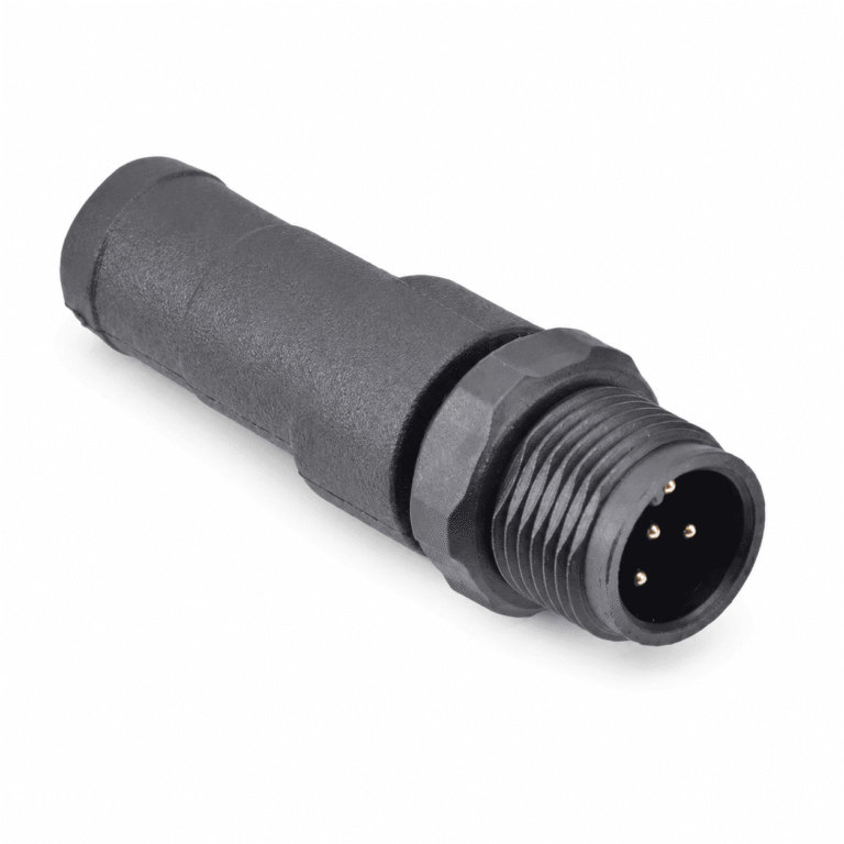 M12 Signal Type Male Plastic Terminal Resistor Plug – 120Ω