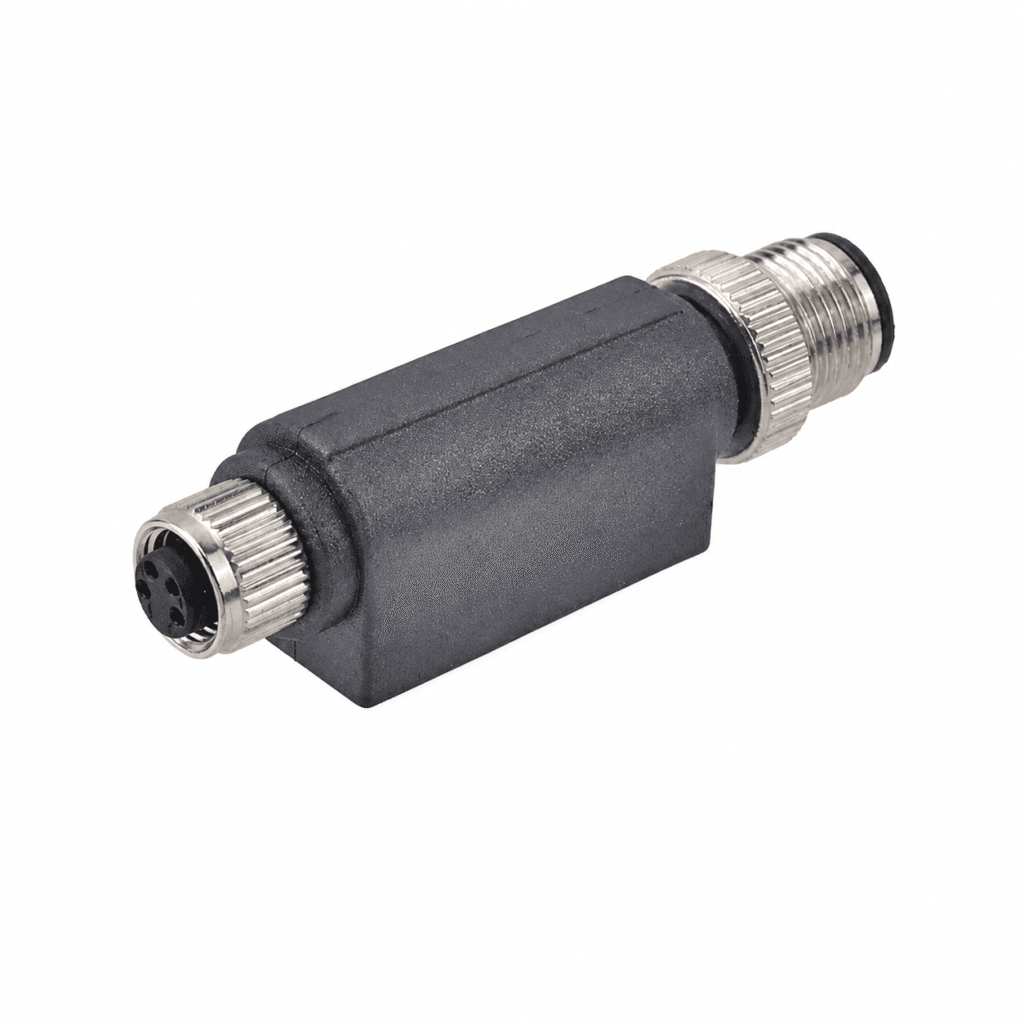 M12 Signal Type I-Type M12 Male to M8 Female Plastic Adapter