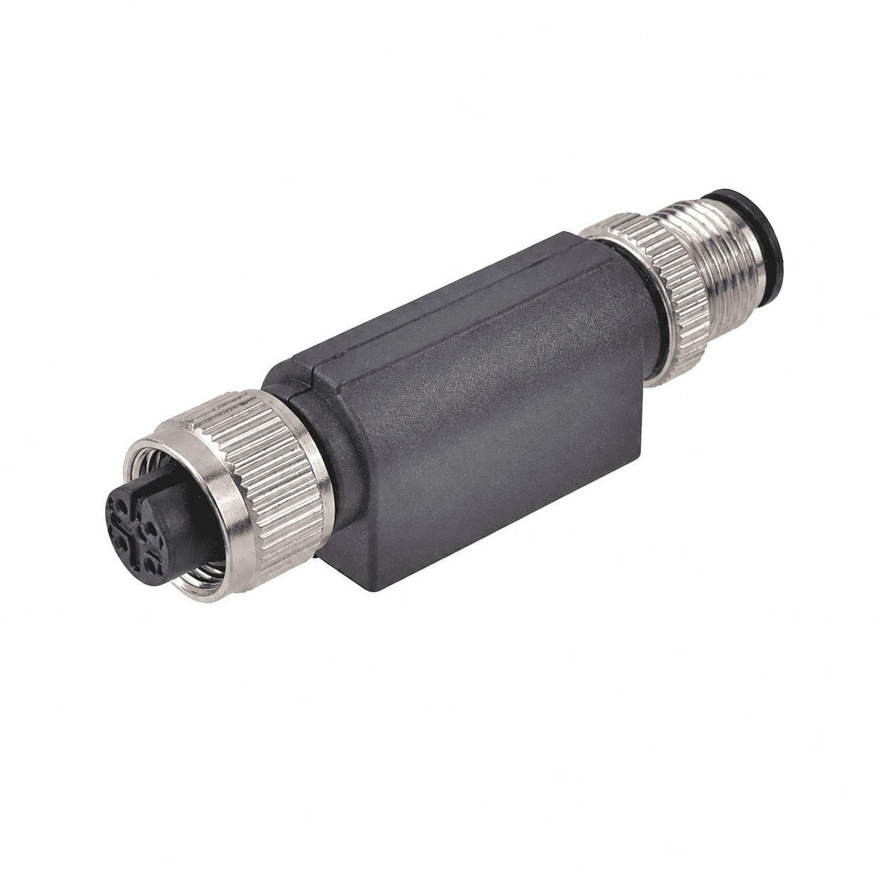M12 Signal Type I-Type Male to Female Plastic Adapter