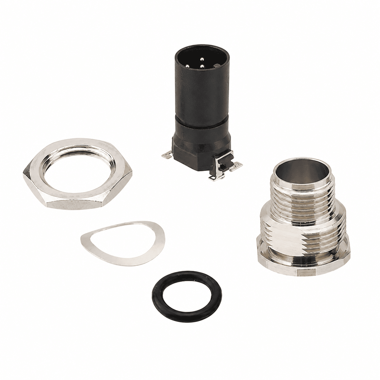 M12 Signal Type Male SMD Socket