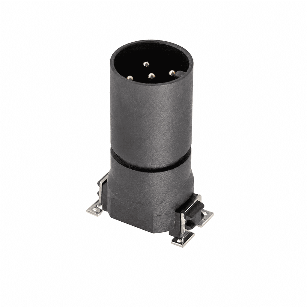 M12 Signal Type Male SMD Socket