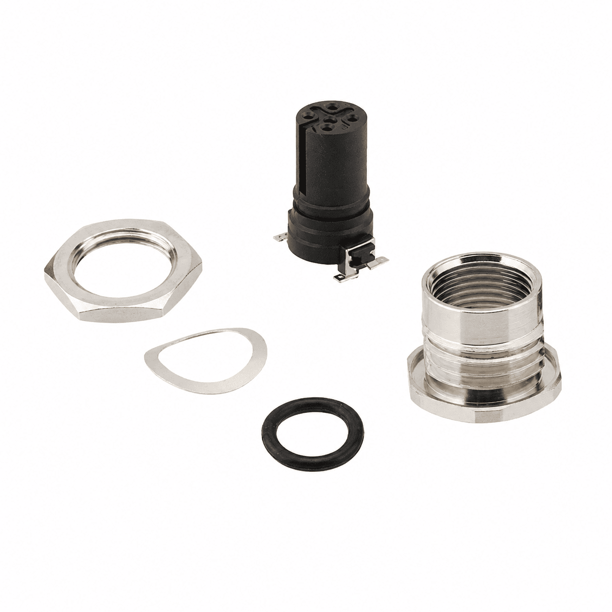 M12 Signal Type Female SMD Socket