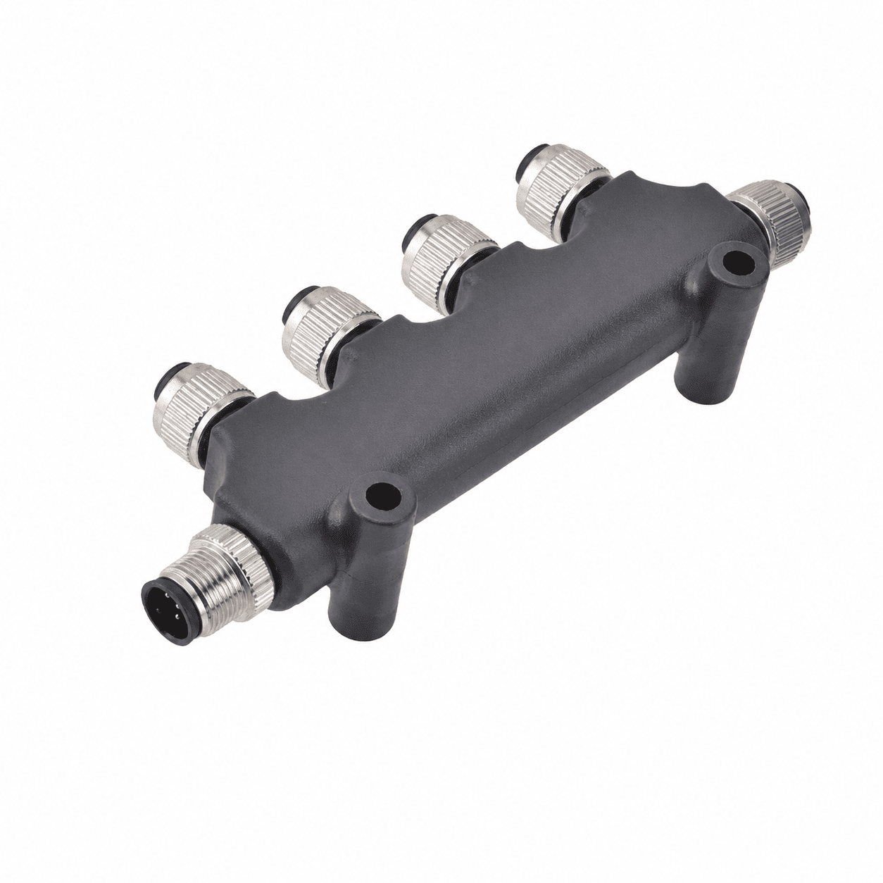 M12 Signal Type T-Type 1 Male to 5 Female Metal Adapter