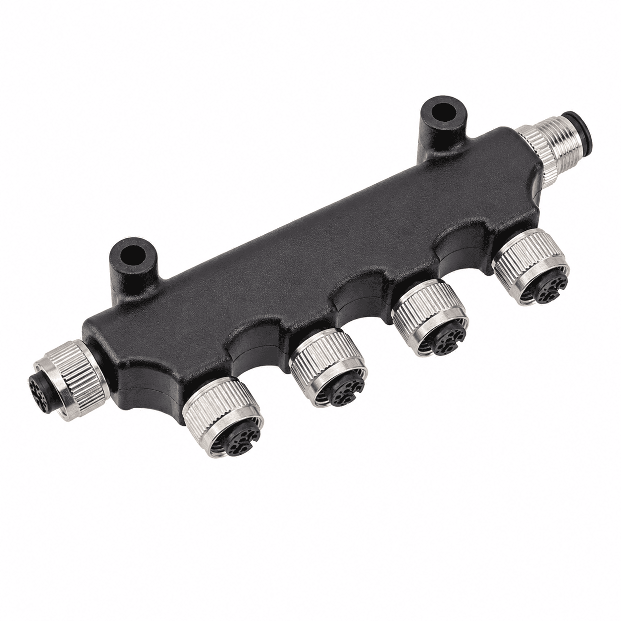 M12 Signal Type T-Type 1 Male to 5 Female Metal Adapter