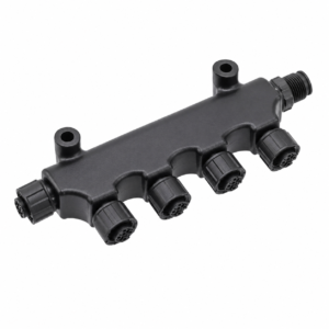 M12 Signal Type T-Type 1 Male to 5 Female Plastic Adapter