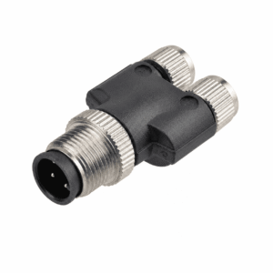 M12 Signal Type Y-Type M12 Male to 2 M8 Female Adapter