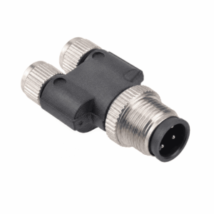 M12 Signal Type Y-Type M12 Male to 2 M8 Female Large Housing Adapter