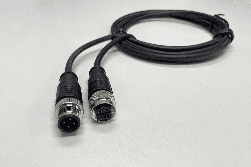 M12 4-pin overmolded cable assembly
