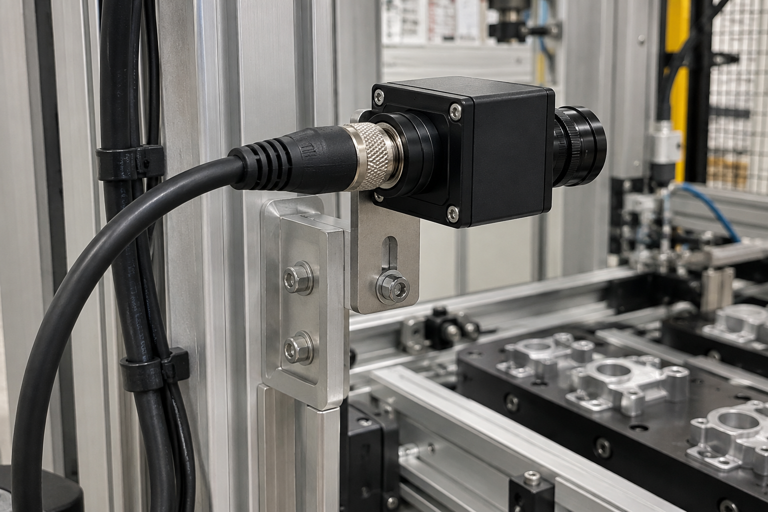A-coded M12 8-pin connector application examples