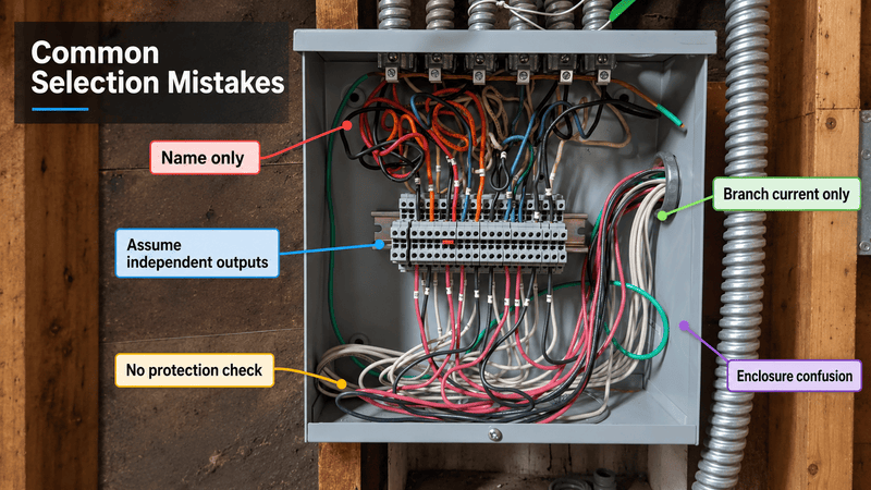 relay module wiring mistakes in industrial control panel
