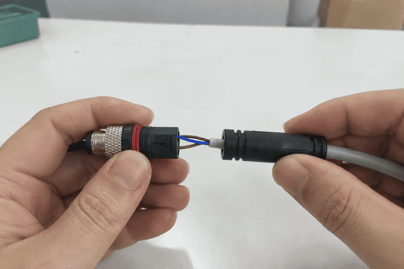 Confirm cable construction and termination details M12 male connector 5-pin B-coded cable and termination choices
