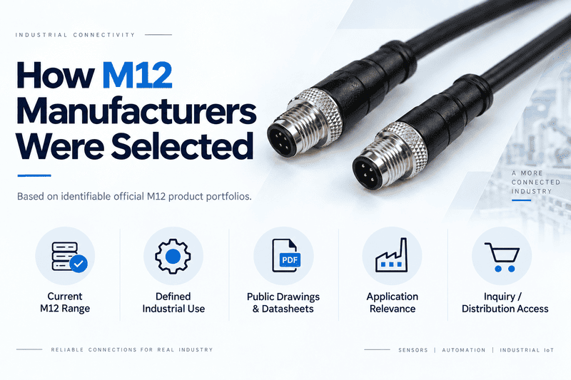 M12 connector manufacturer evaluation criteria for industrial buyers