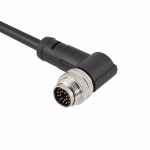 M16 Signal Type Angled Male Overmolded Plug