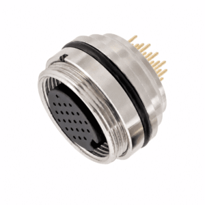 M16 Signal Type Back Mount Female Socket – PCB M18×0.75