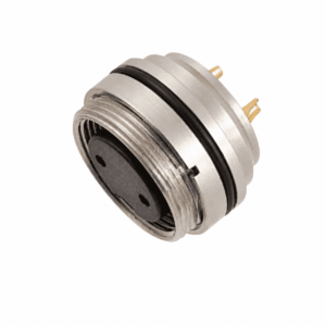 M16 Signal Type Back Mount Female Socket – Solder M18×0.75