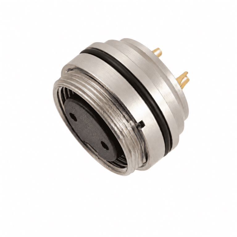M16 Signal Type Back Mount Female Socket – Solder M18×0.75
