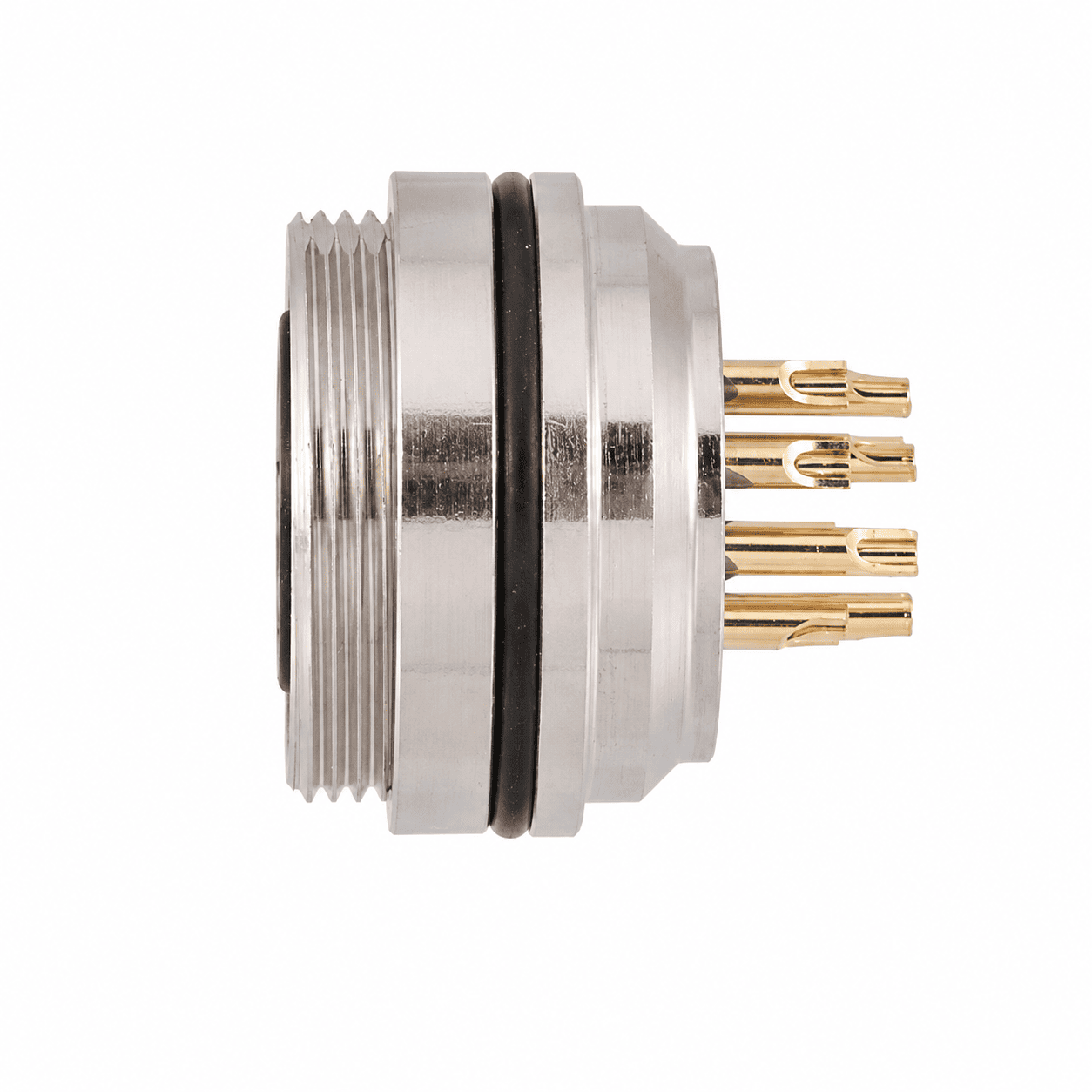 M16 Signal Type Back Mount Female Socket – Solder M18×0.75