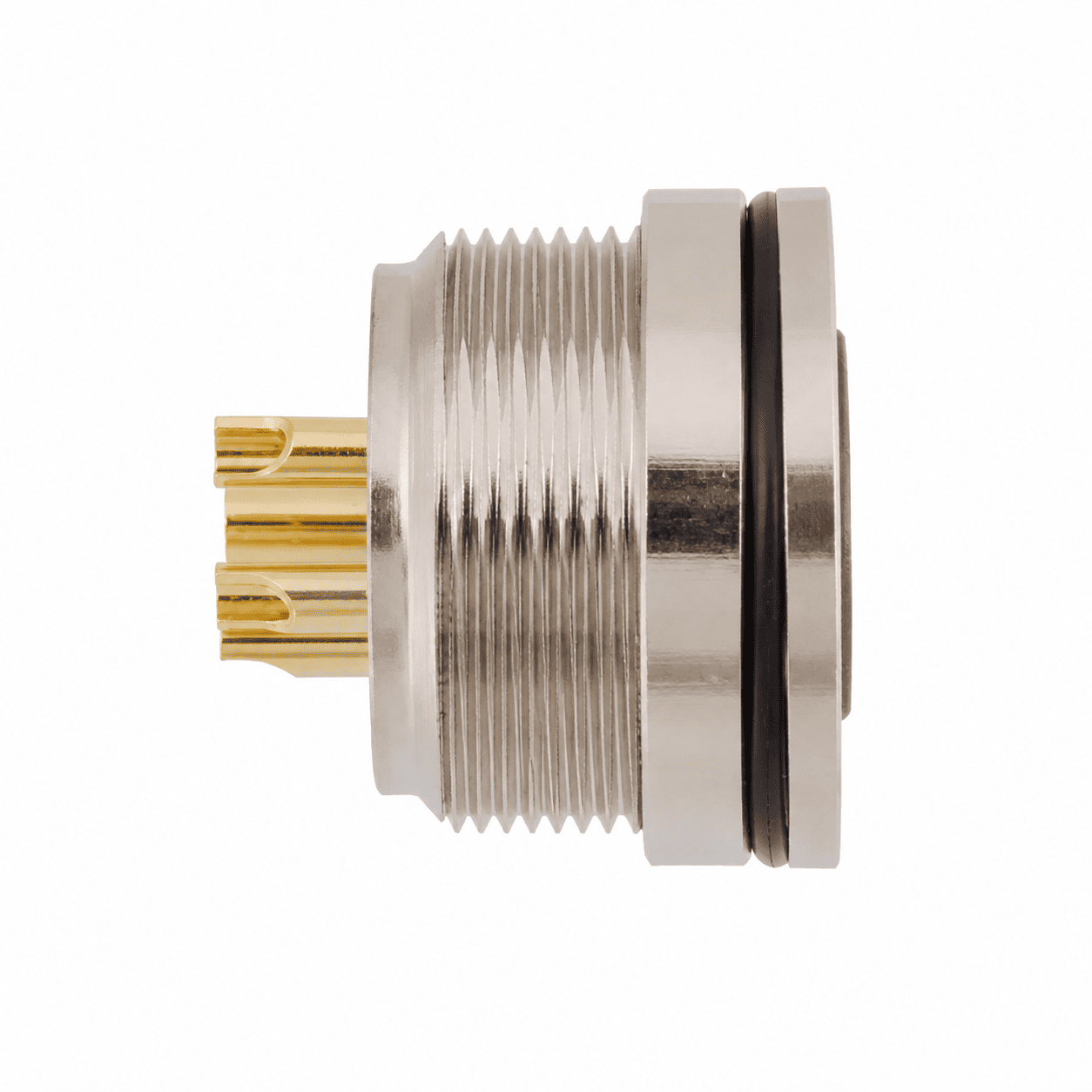 M16 Signal Type Front Mount Female Socket – Solder M18×0.75