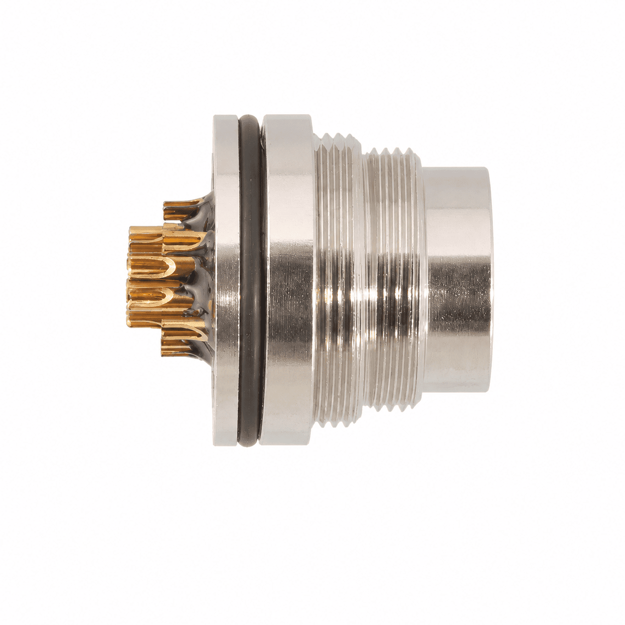 M16 Signal Type Back Mount Male Socket – Solder M18×0.75