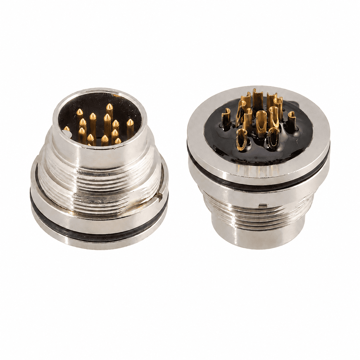 M16 Signal Type Back Mount Male Socket – Solder M18×0.75
