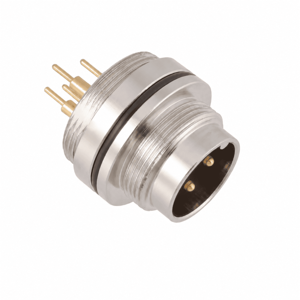M16 Signal Type Front Mount Male Socket – PCB M18×0.75