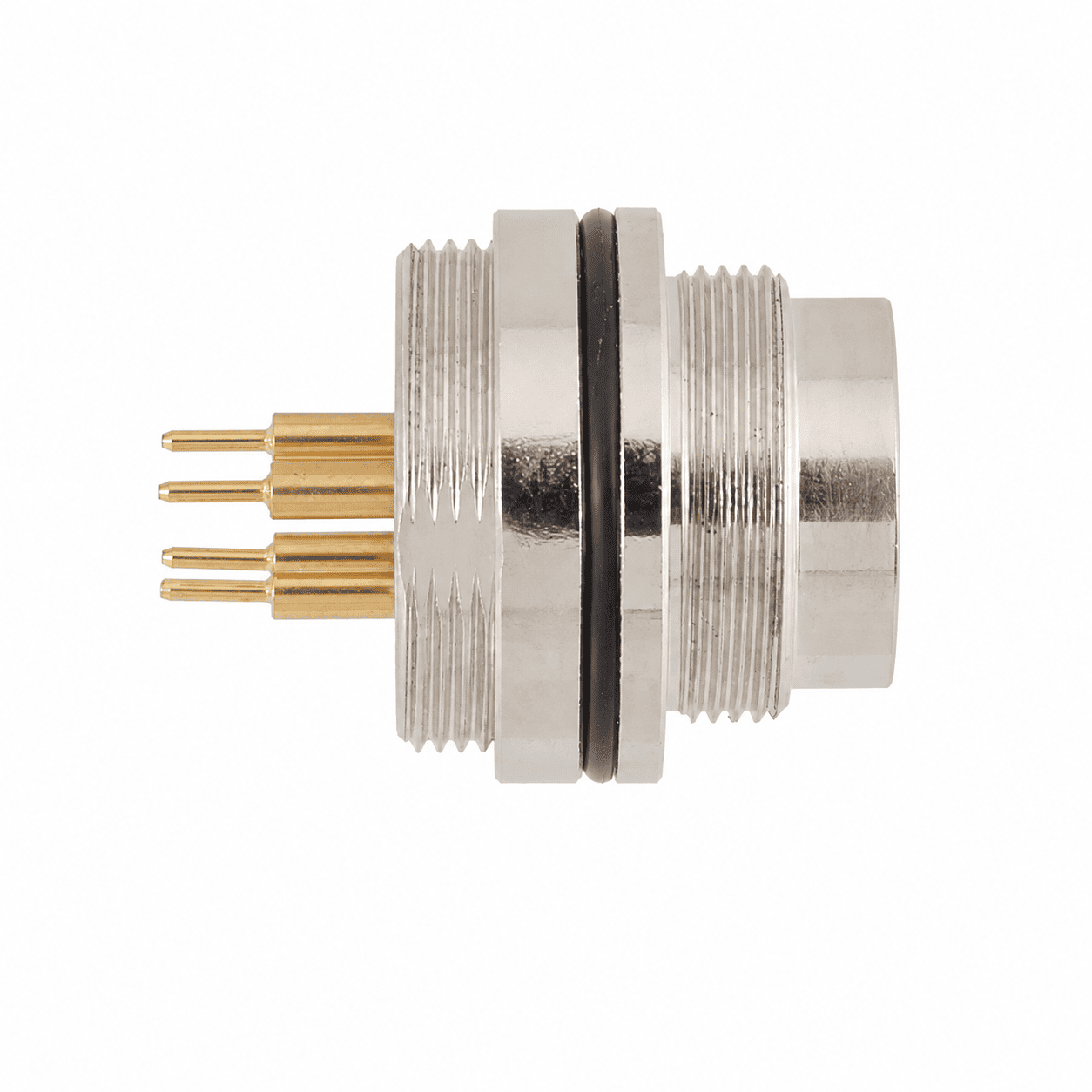 M16 Signal Type Front Mount Male Socket – PCB M18×0.75