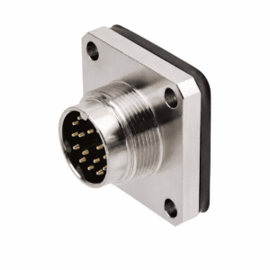 M16 Signal Type Male Square Socket – Solder 20×20