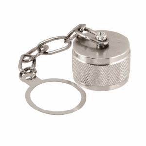 M16 Metal Dust Cover – Internal Thread with Metal Chain