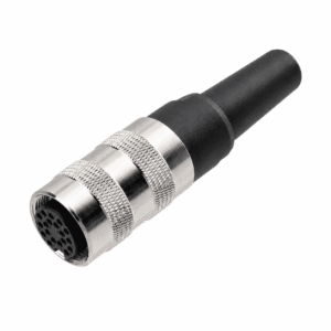 M16 Signal Type Straight Female Plastic Assembled Plug – Solder