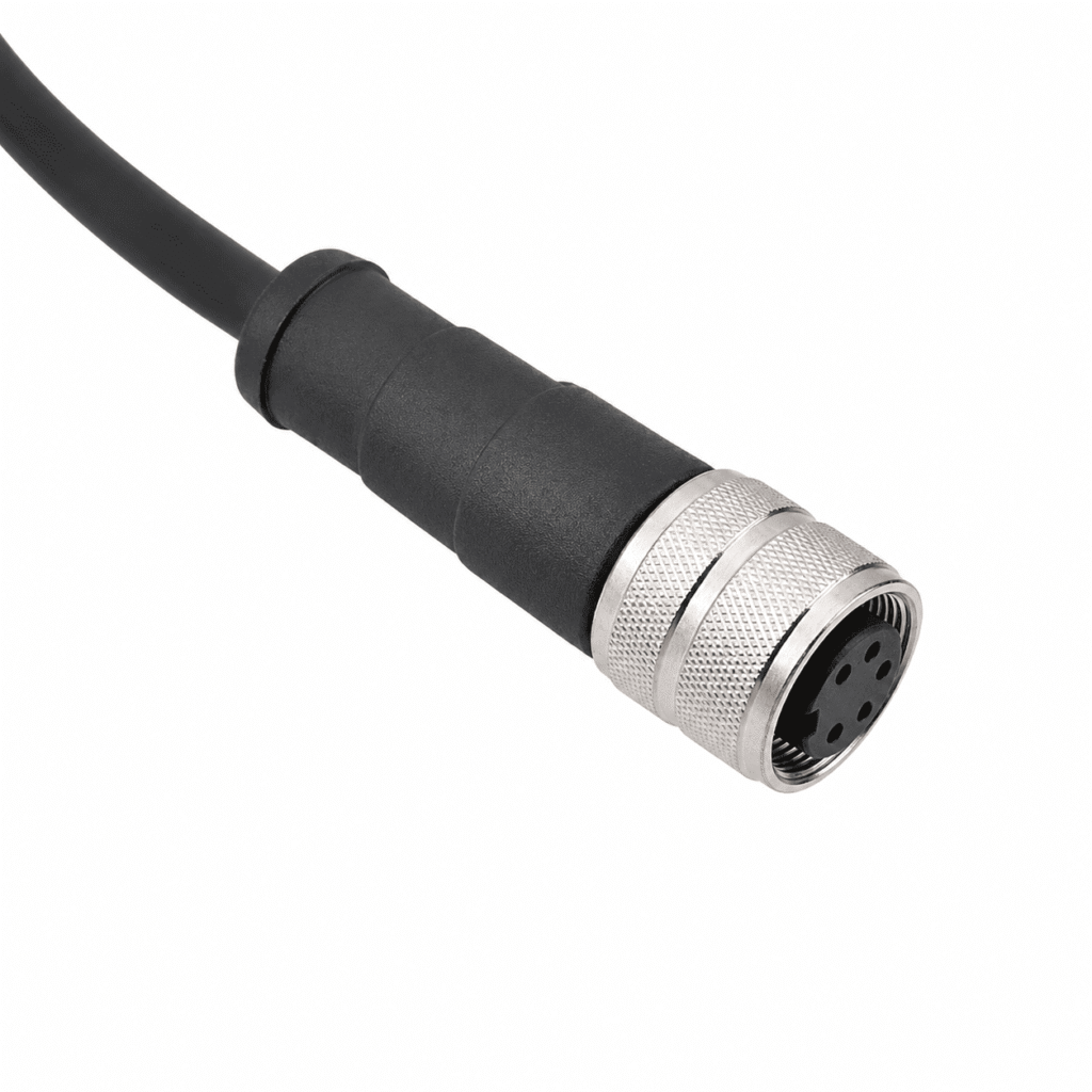 M16 Signal Type Straight Female Overmolded Plug