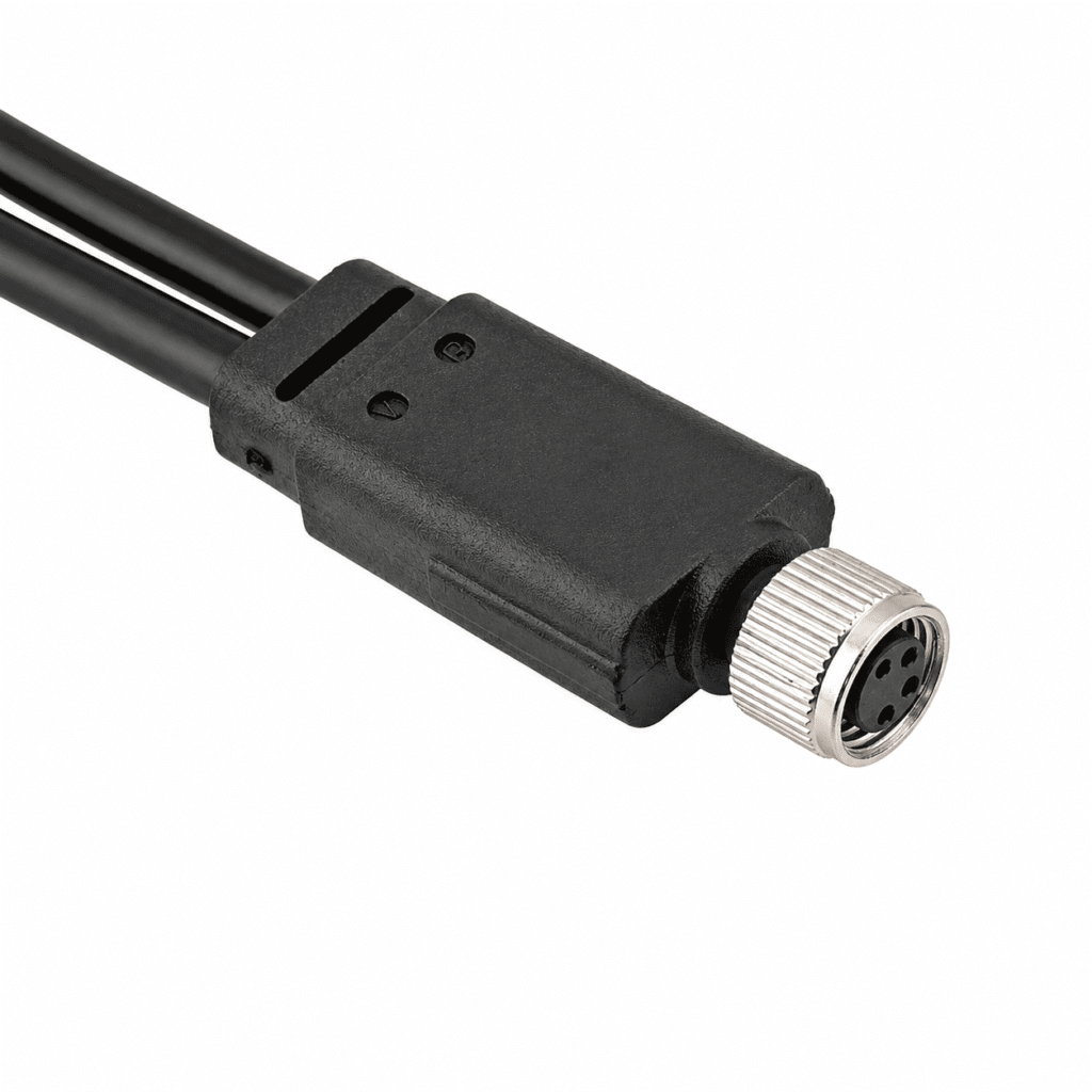 M8 Signal Type 1 Female to 2 Female Overmolded Plug
