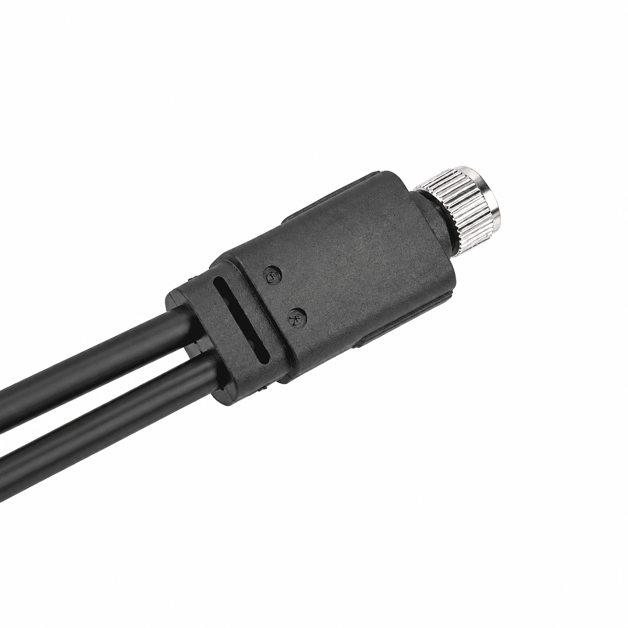 M8 Signal Type 1 Female to 2 Female Overmolded Plug