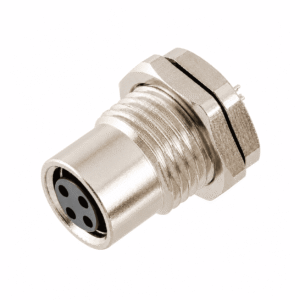 M8 Signal Type Back Mount Female Socket – Solder M11×1