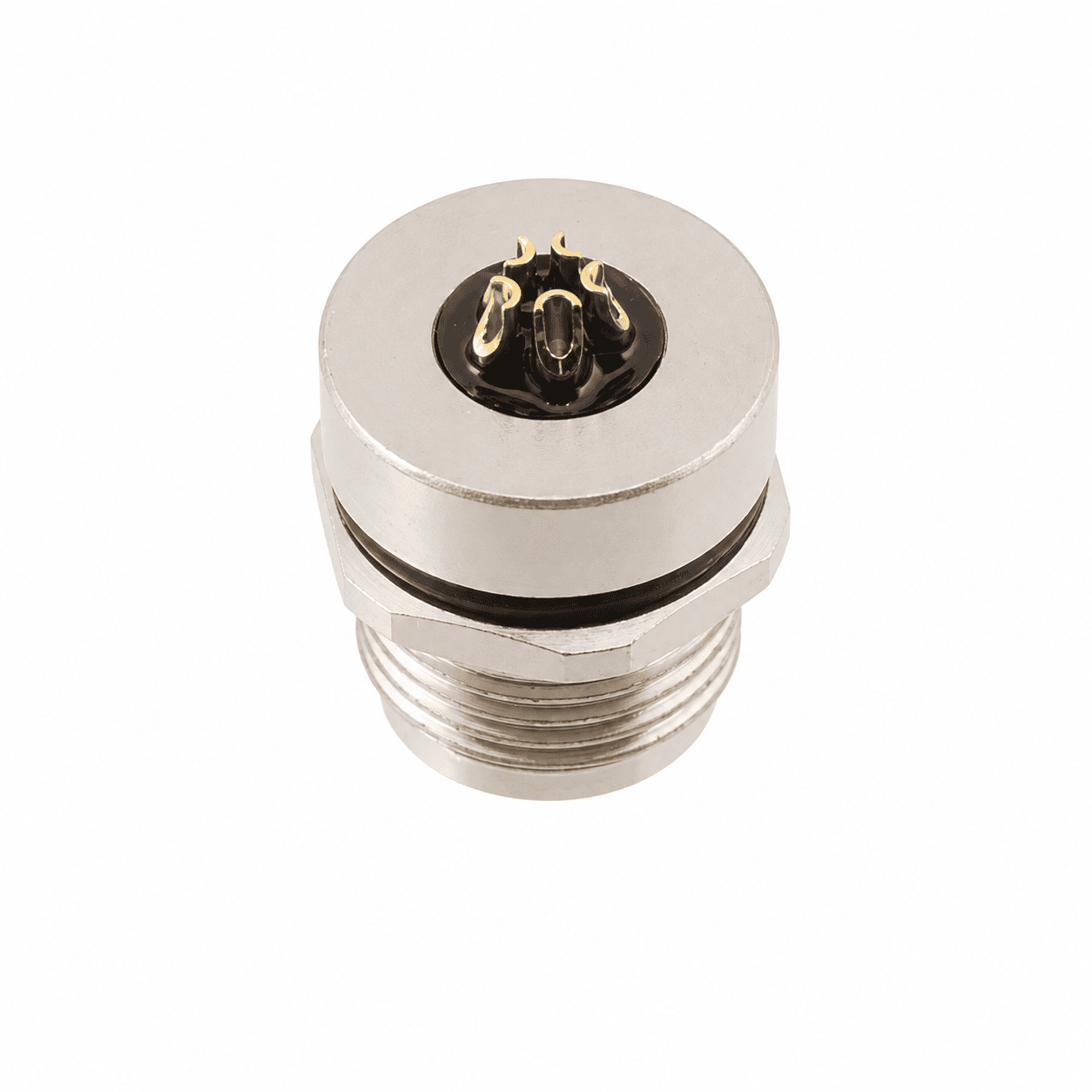M8 Signal Type Back Mount Female Socket – Solder M12×1