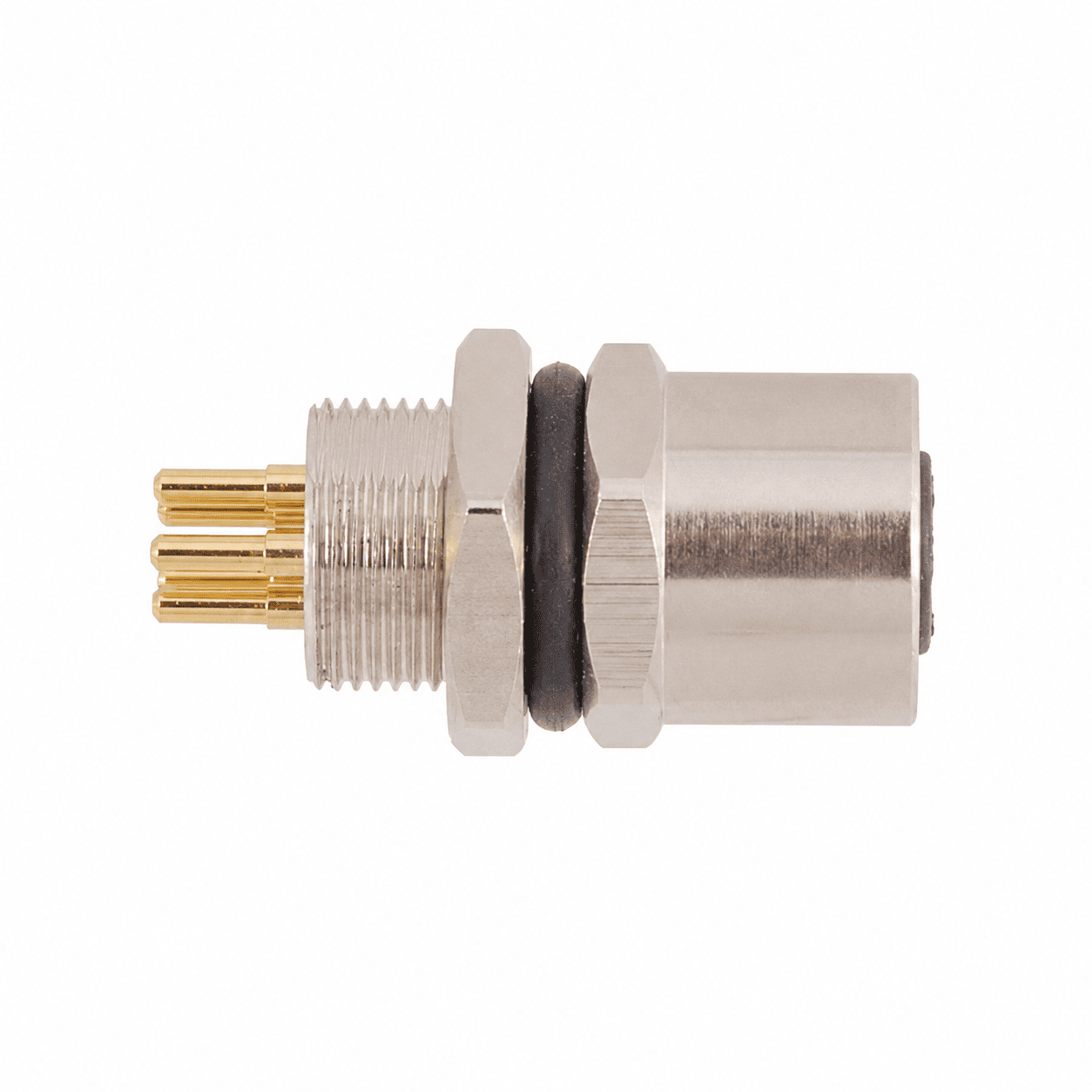 M8 Signal Type Front Mount Female Socket – PCB M8×0.5