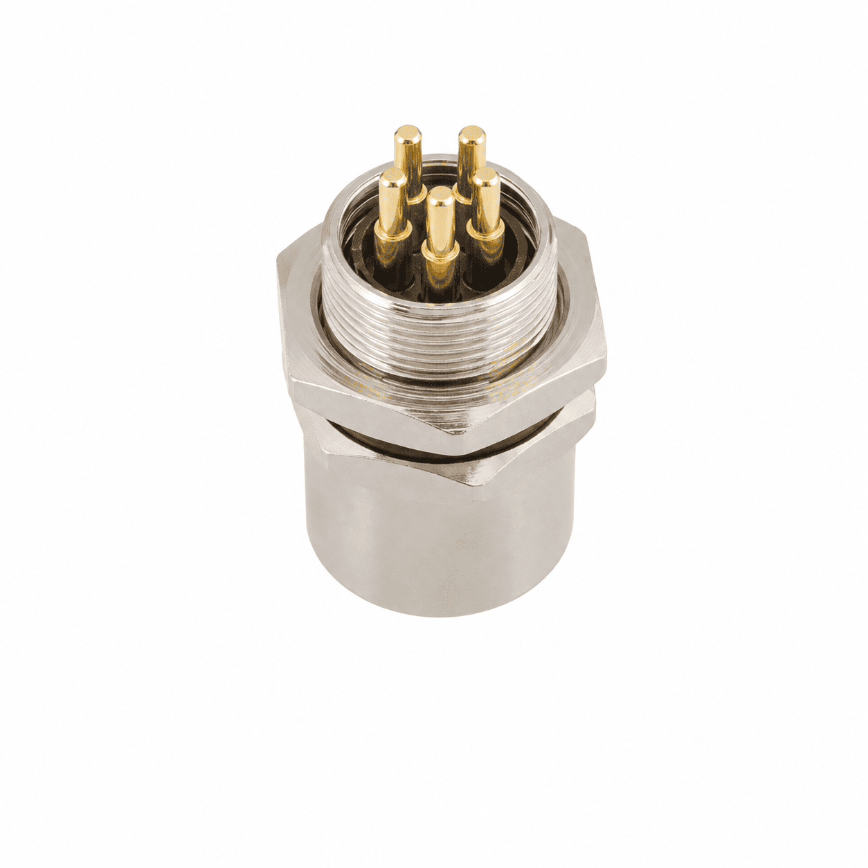 M8 Signal Type Front Mount Female Socket – PCB M8×0.5